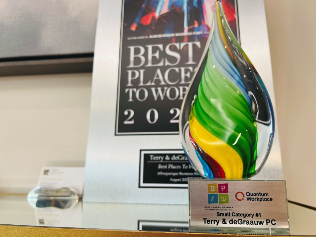 , Terry &amp; deGraauw, P.C. Wins Best Place to Work for the Third Time